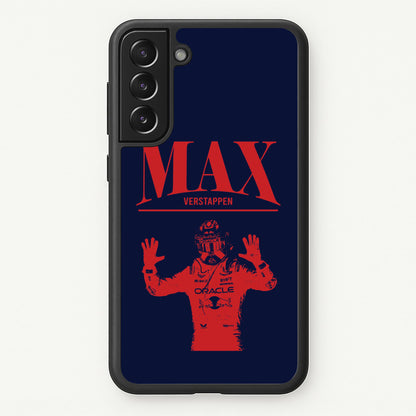 Max Blue And Red Galaxy S21FE Case
