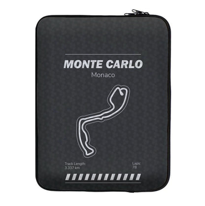 Monte Carlo Circuit Laptop Sleeve