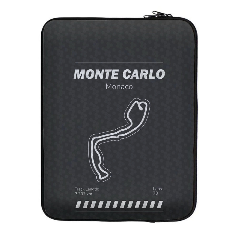 Monte Carlo Circuit Laptop Sleeve