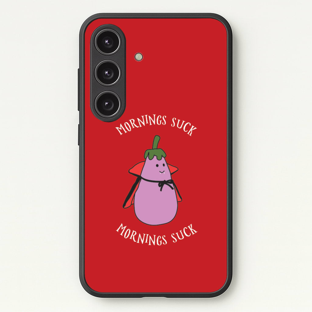 Mornings Suck Plush - Halloween Galaxy S25 Case