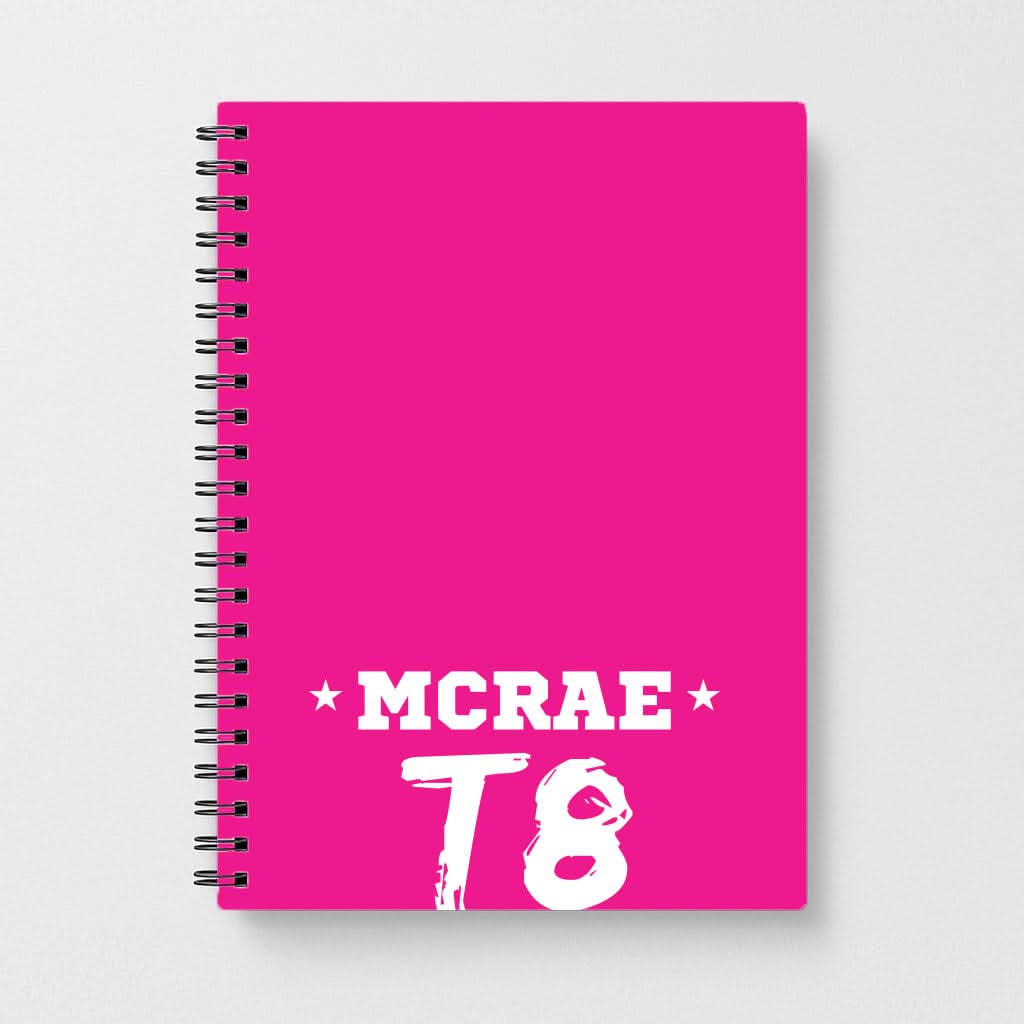 Pink T8 Sports Notebook