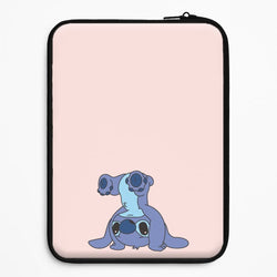 Cute Blue Alien Handstand Universal Laptop Sleeve