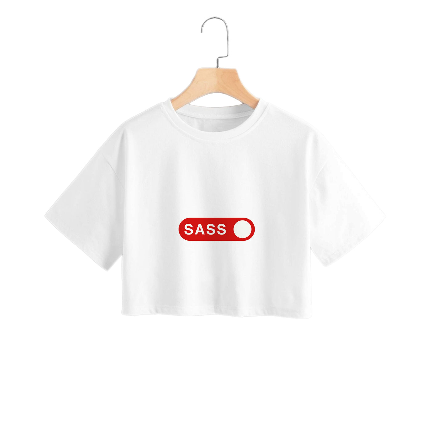Sass Switched On Crop Top