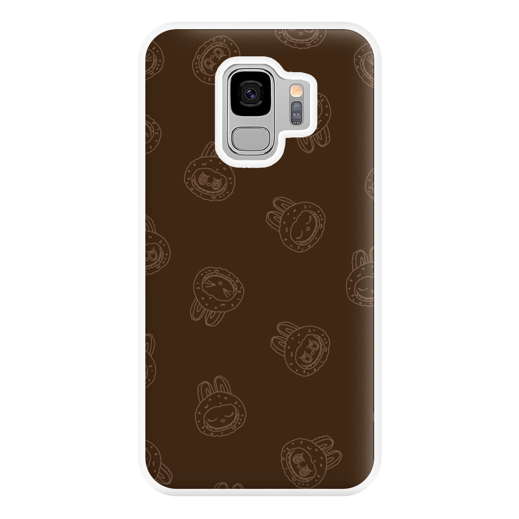 Monsters Outline Pattern I Galaxy S9 Plus Case