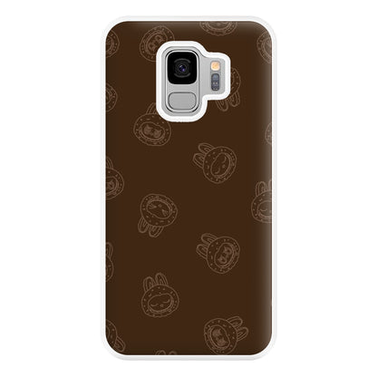 Monsters Outline Pattern I Galaxy S9 Plus Case