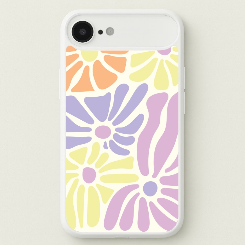 Pastel Abstract Flowers iPhone 17 Air Case
