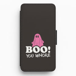 Boo You Ghost Flip / Wallet Phone Case