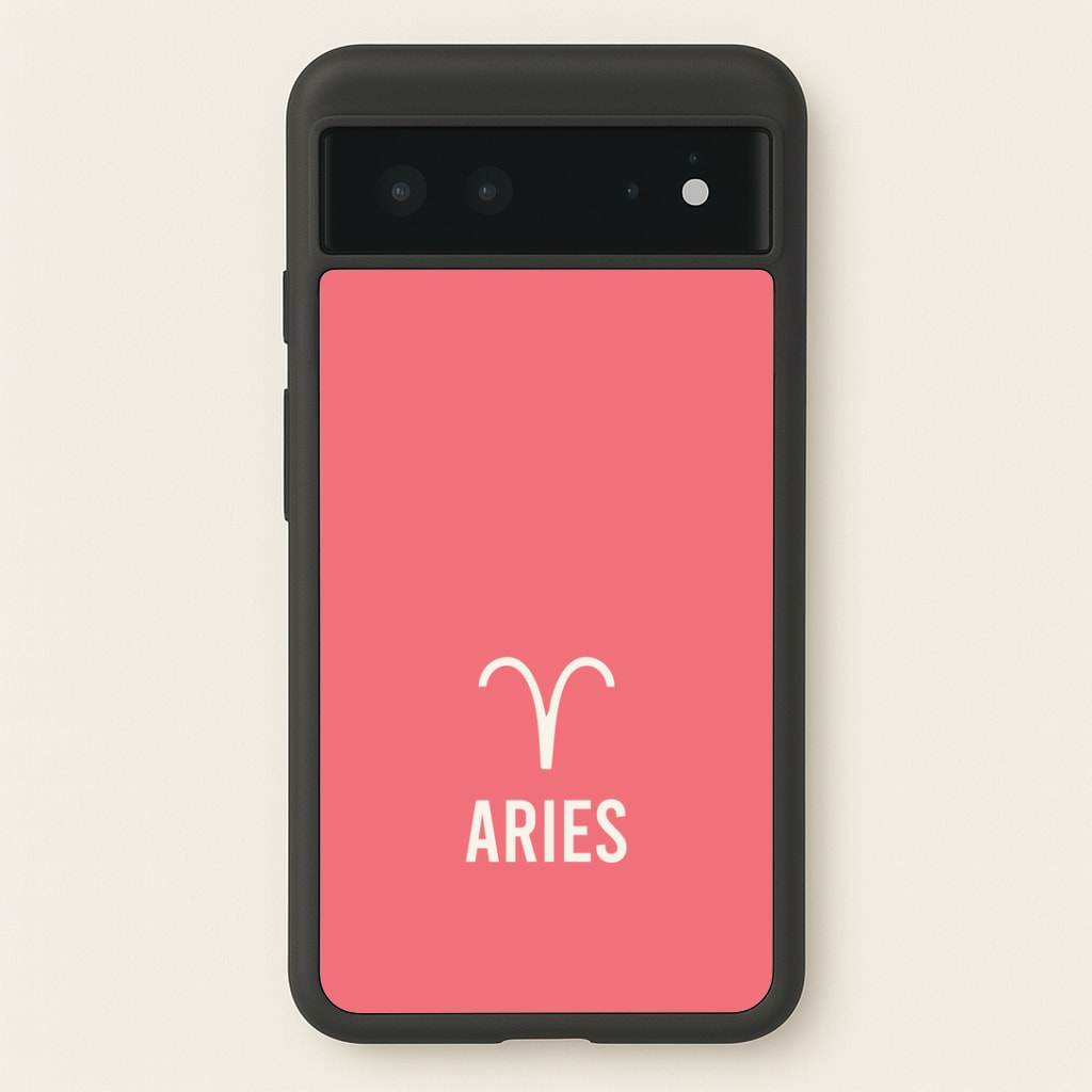 Aries Pastel Zodiac Google Pixel 6 Case