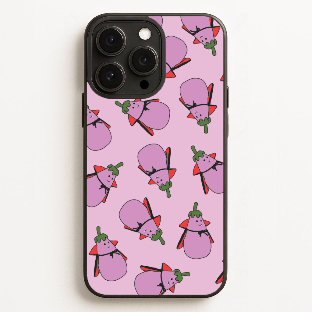 Vampire Vegetable Pattern - Halloween iPhone 16 Pro Max Case