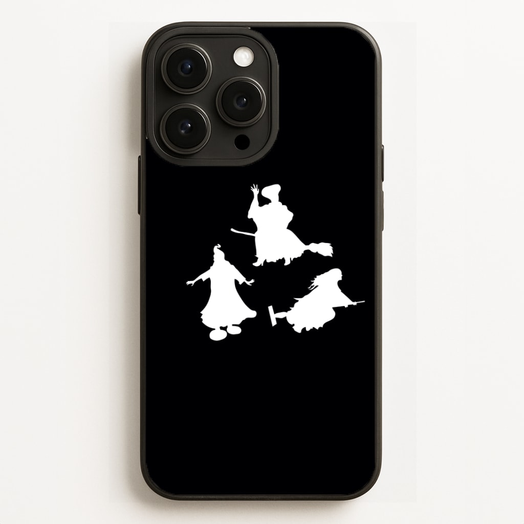 Witches Outline - Hocus Halloween Phone Case for iPhone, Samsung Galaxy and Google Pixel