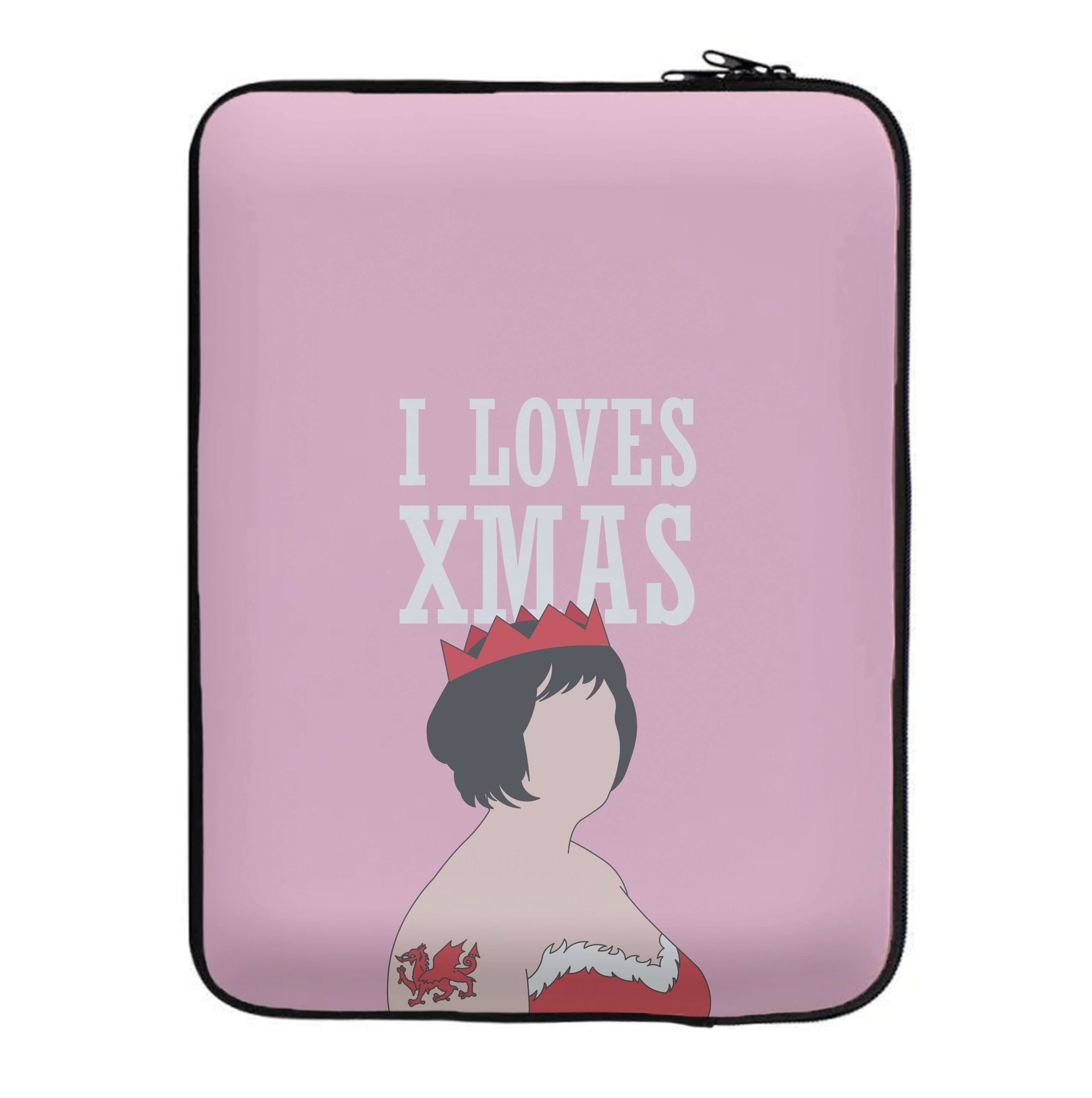 I Love Xmas Laptop Sleeve