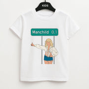 Man Child Miles Kids T-Shirt 1