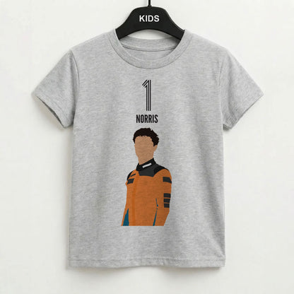 Norris 2026 Grey Kids T-Shirt