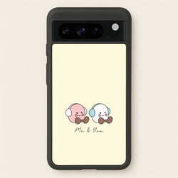 Cute Christmas Marshmellow Plushies Google Pixel 8 Pro Case