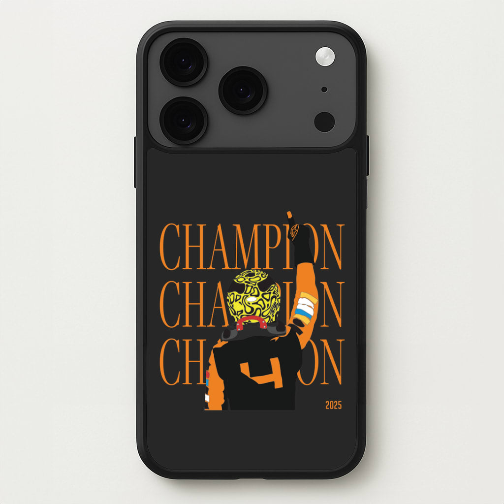 Lando Champion 2025 iPhone 17 Pro Max Case