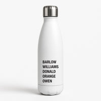 Take Band Members Names Water Bottle