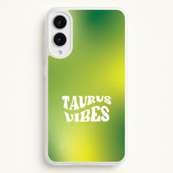 Taurus Vibes Gradient Zodiac Galaxy S25 Edge Case