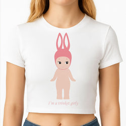 I'm A Trinket Girly Crop Top