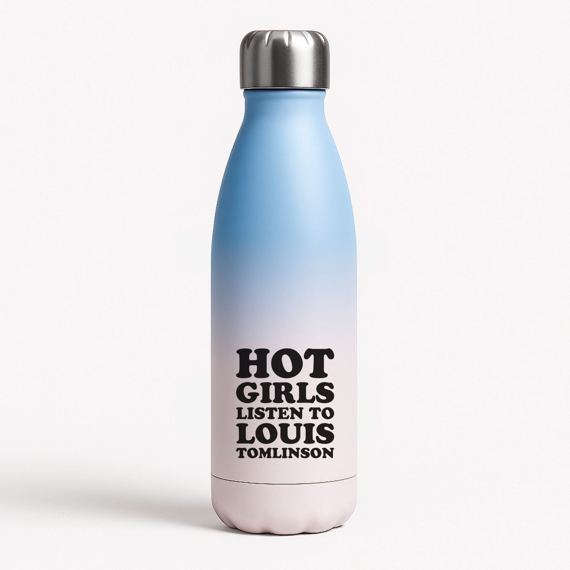 Hot Girls Listen To Louis Blue Water Bottle