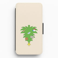 Upside Down Christmas Tree Flip / Wallet Phone Case