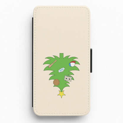 Upside Down Christmas Tree Flip / Wallet Phone Case