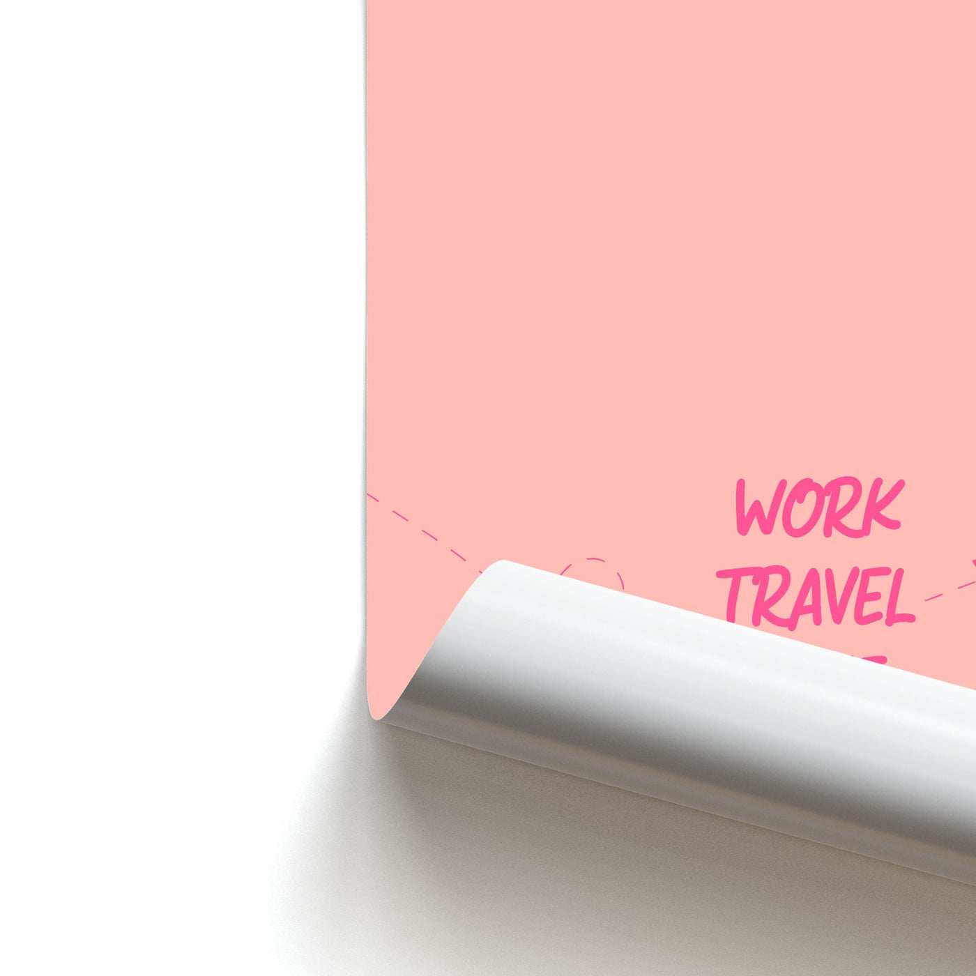 Work Travel Save Repeat - Travel Poster