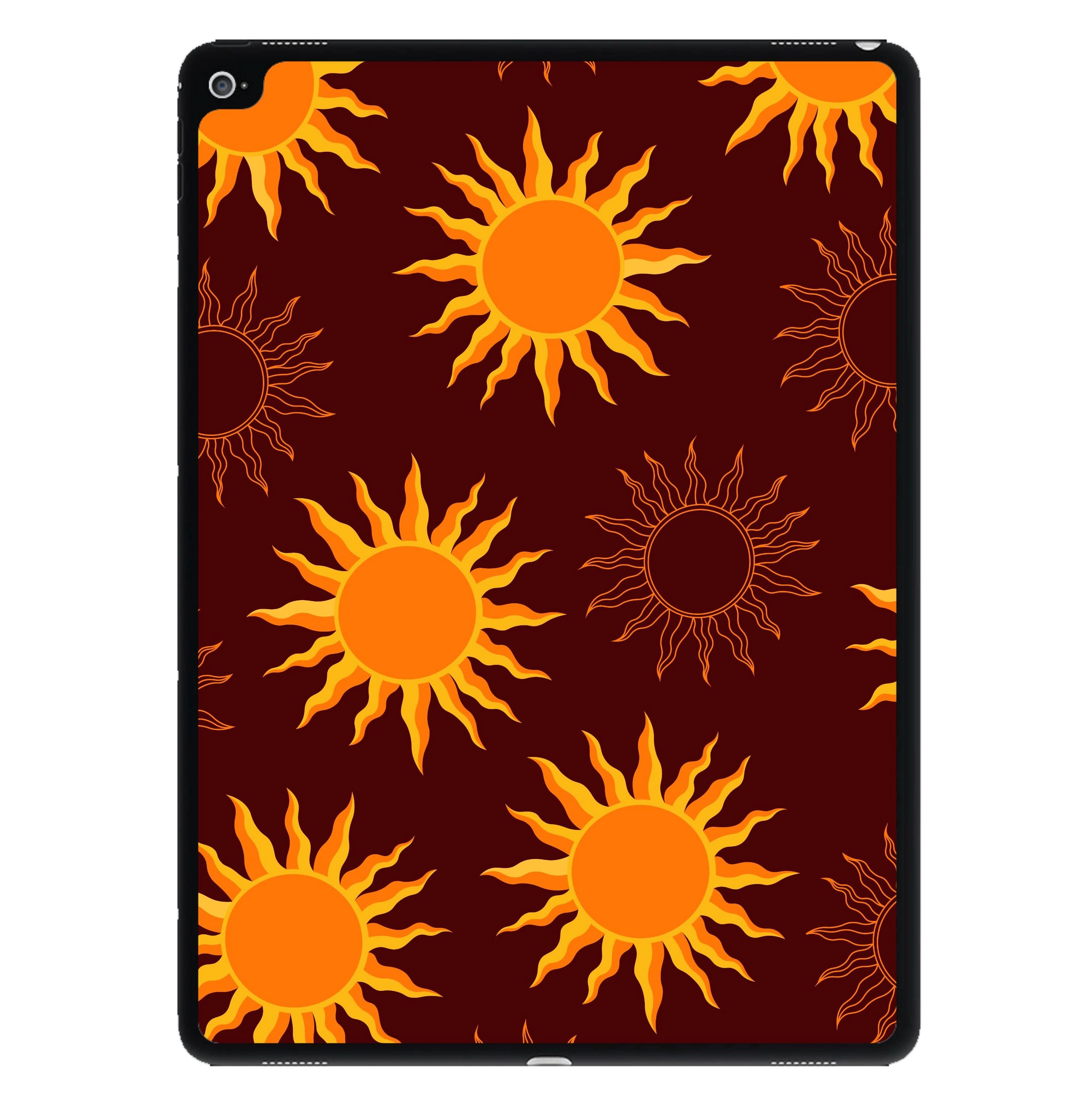 Vintage Sun Pattern iPad Case