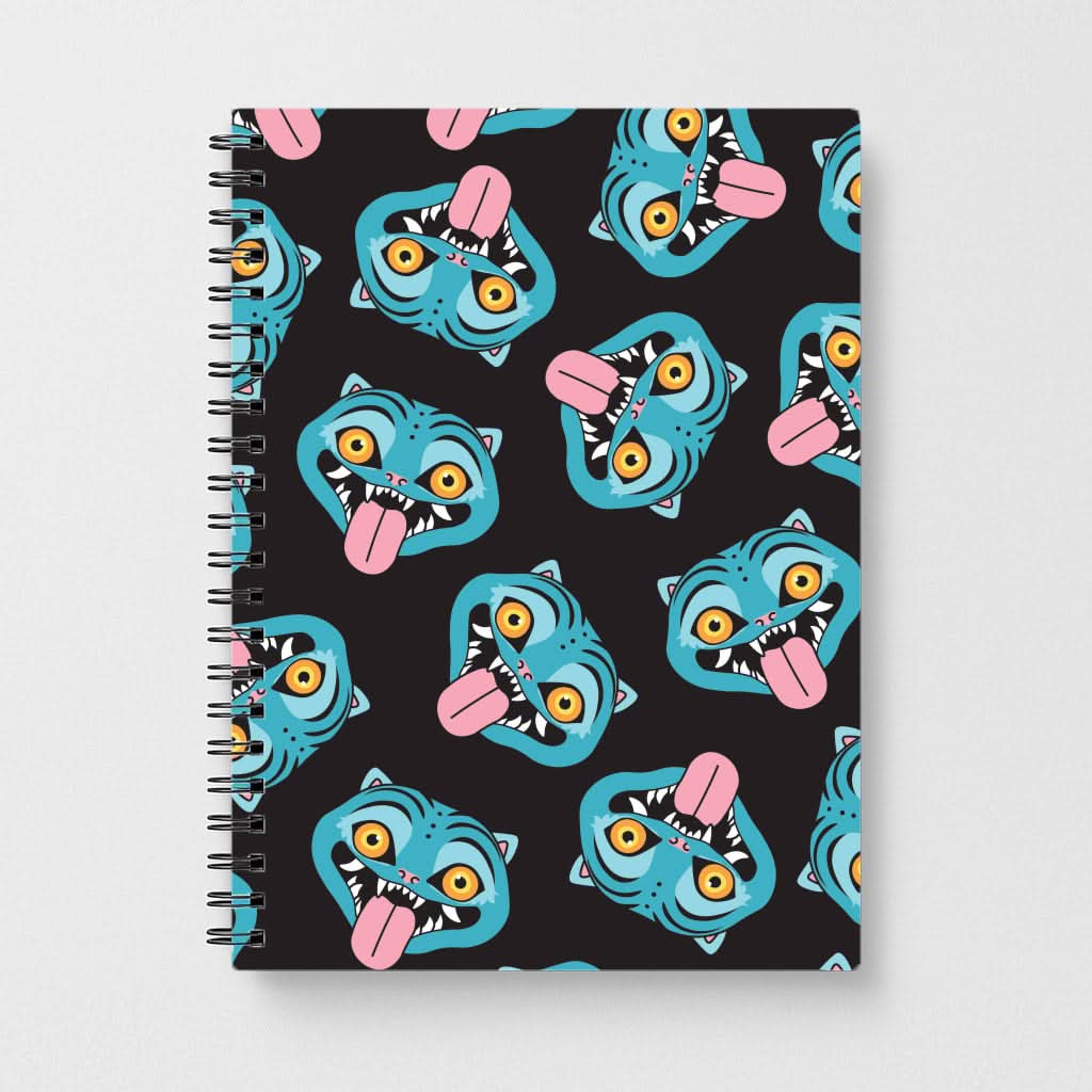 Demon Cat Pattern Notebook