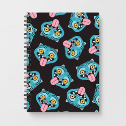 Demon Cat Pattern Notebook