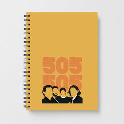 505 Band Members Light Notebook