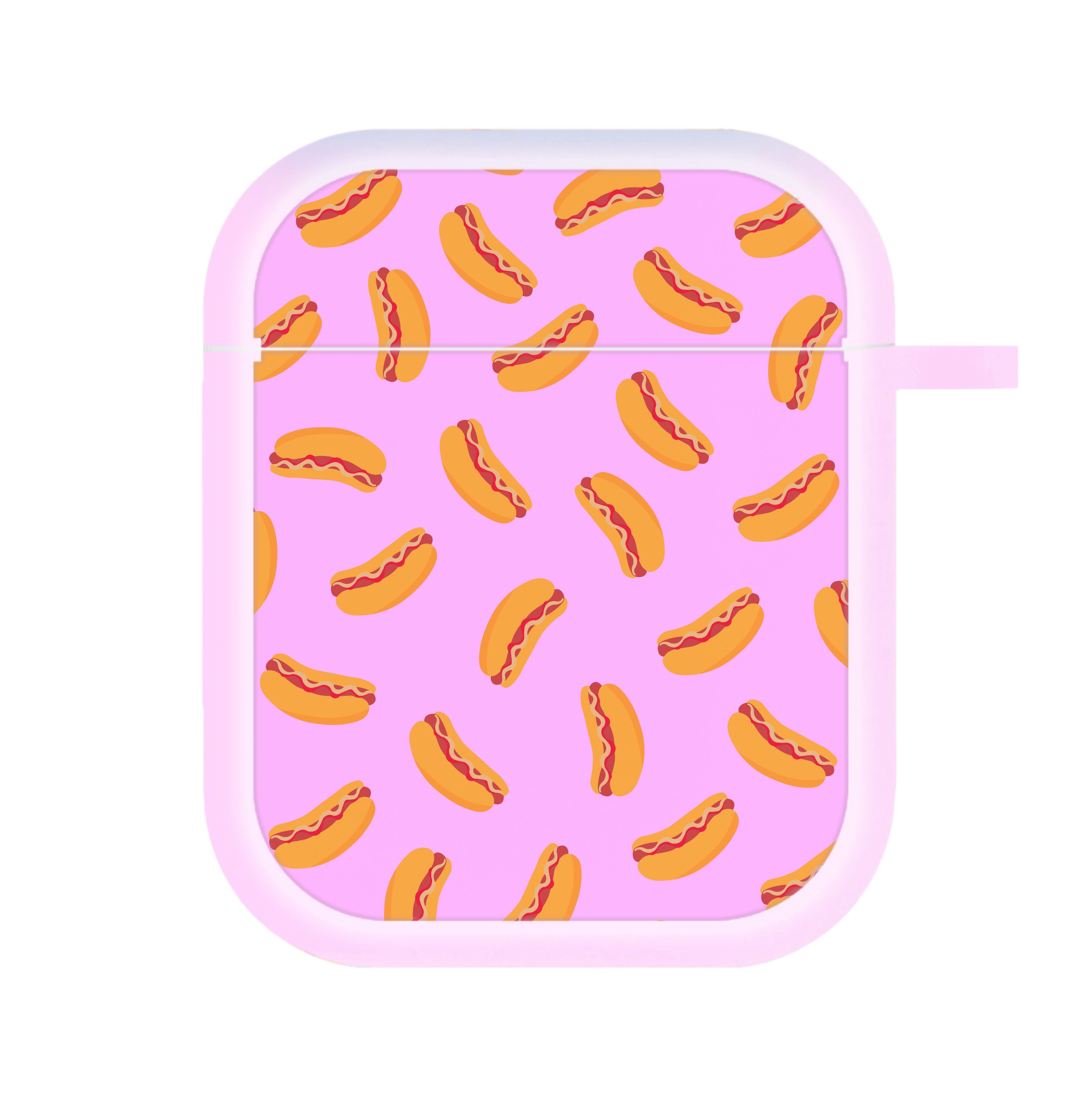 Hot Dogs - Fast Food Patterns AirPods Case