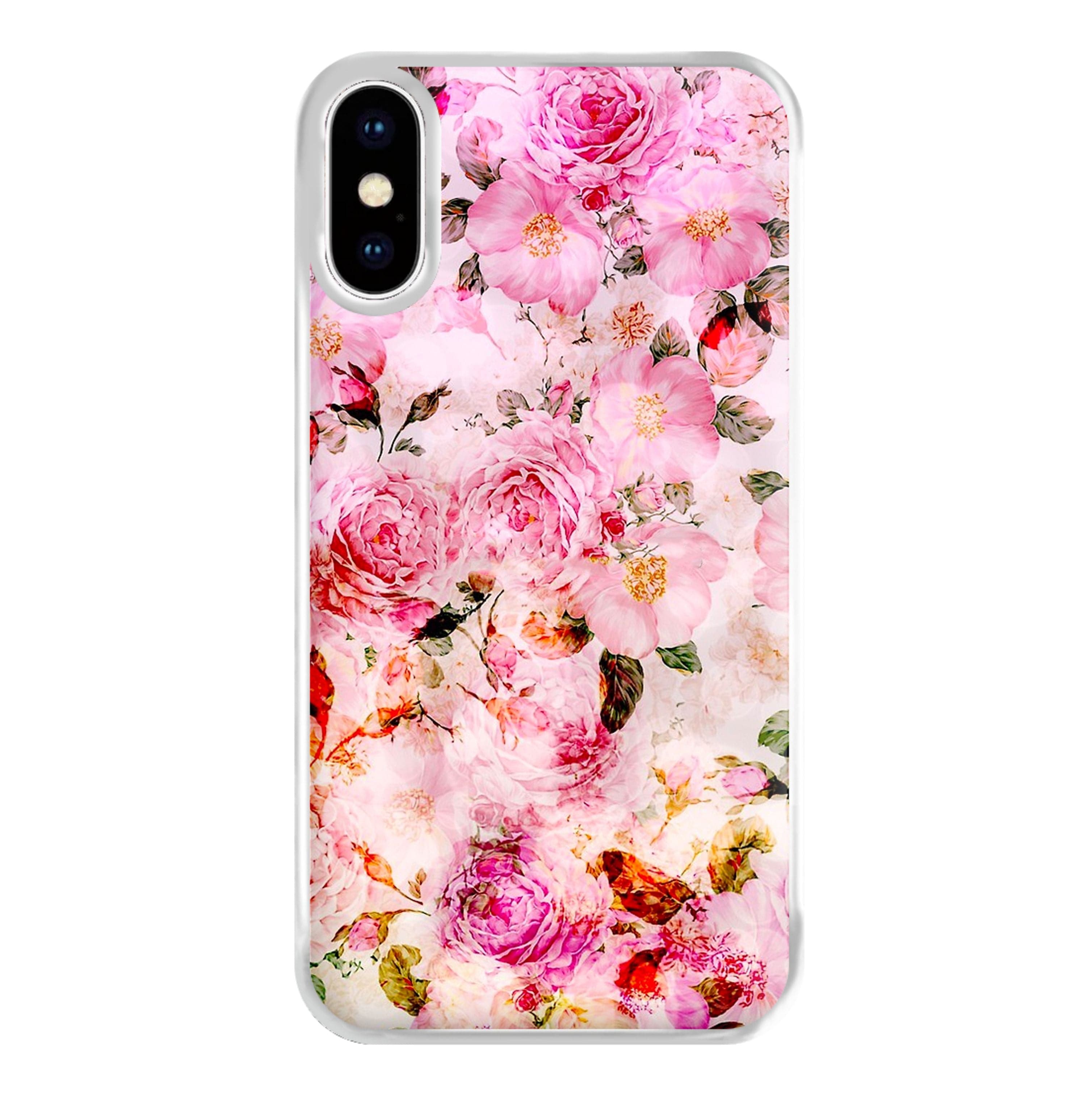 Pretty Pink Chic Floral Pattern Phone Case