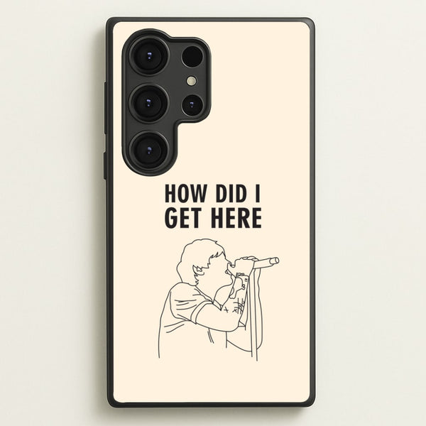 How Did I Get Here Outline Galaxy S25 Ultra Case