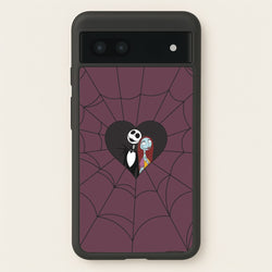 J And S Cobweb Heart Google Pixel 7a Case