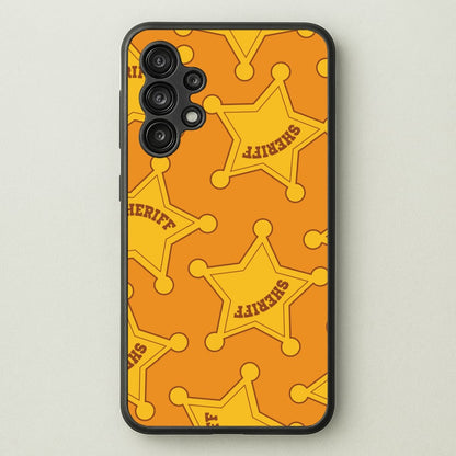 Sheriff Badge Pattern Galaxy A13 Case