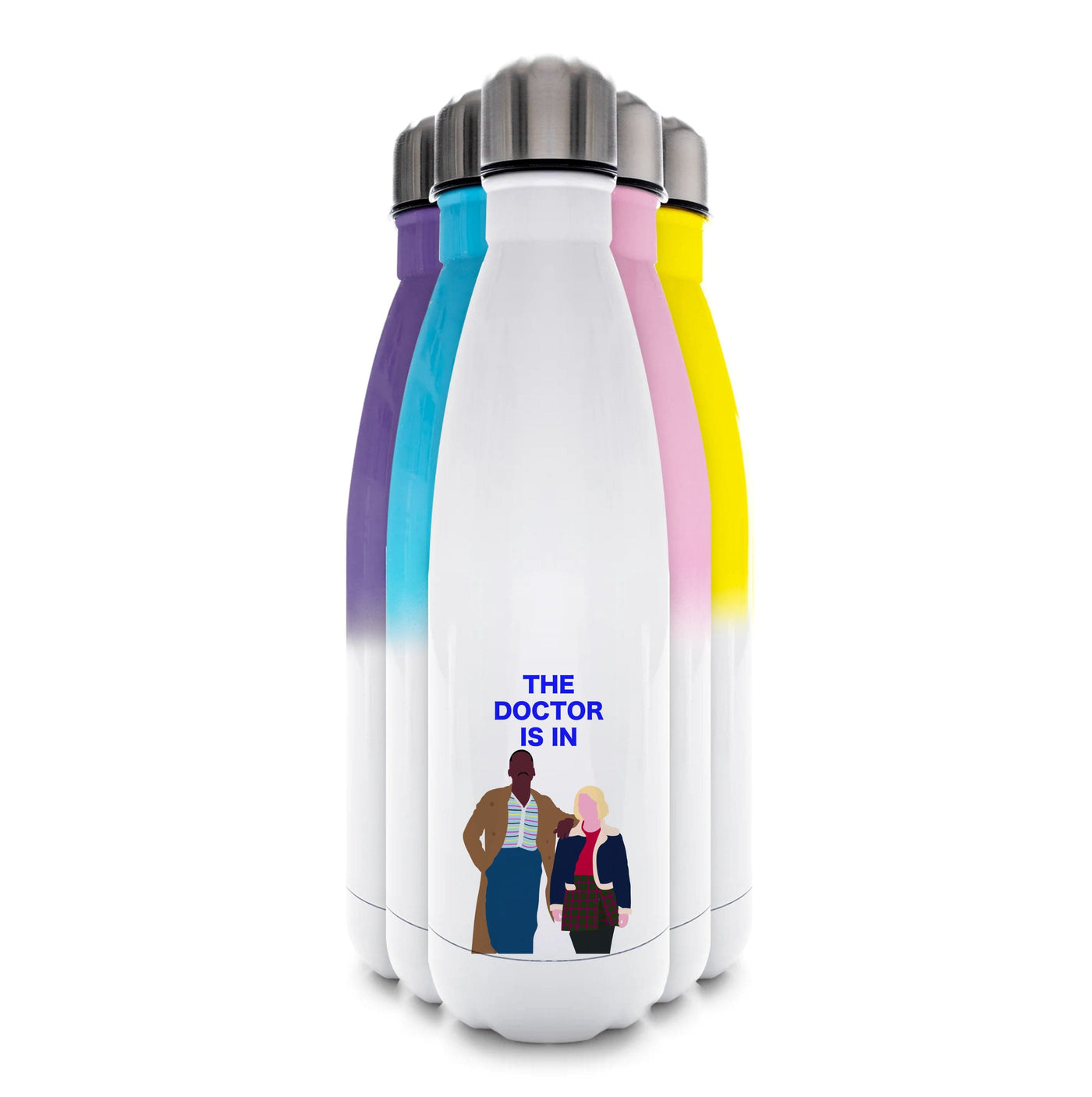 The Doctor Is In - Doctor Who Water Bottle