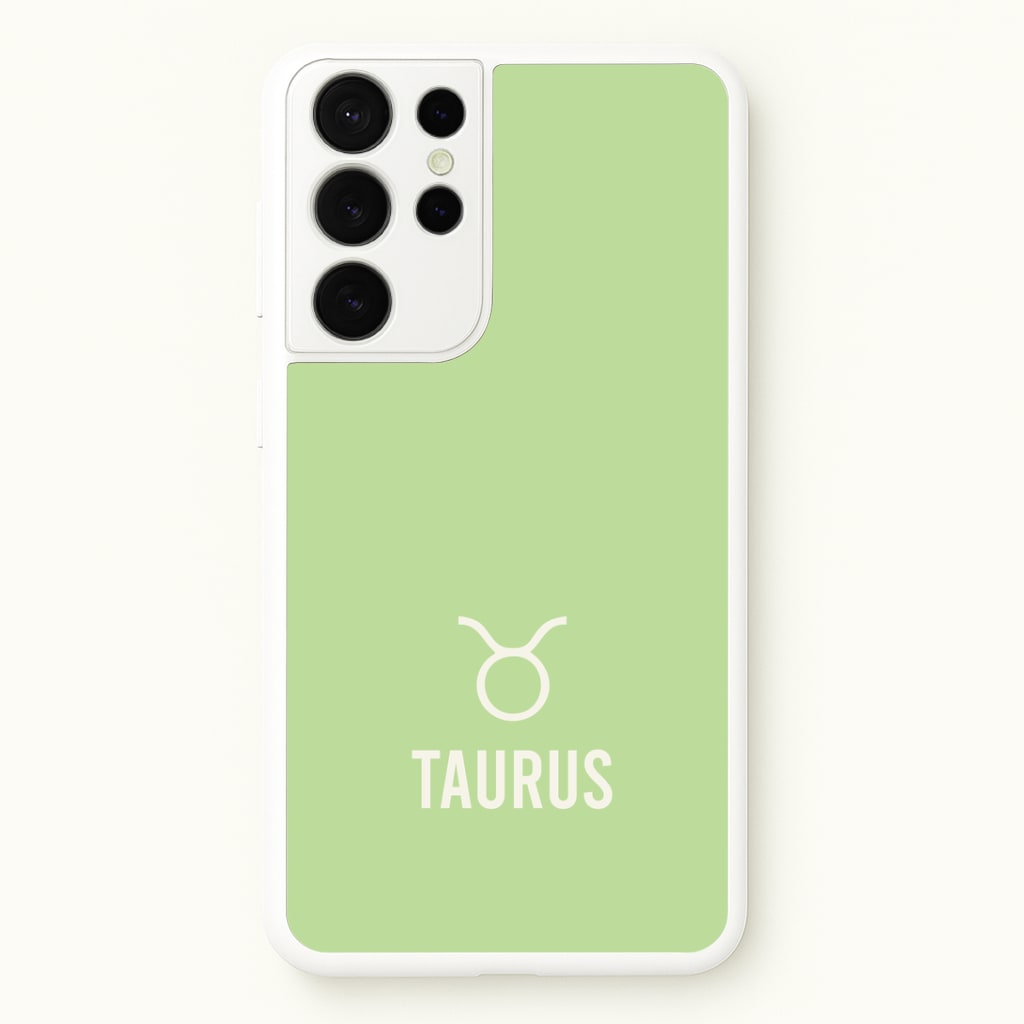 Taurus Pastel Zodiac Galaxy S21 Ultra Case