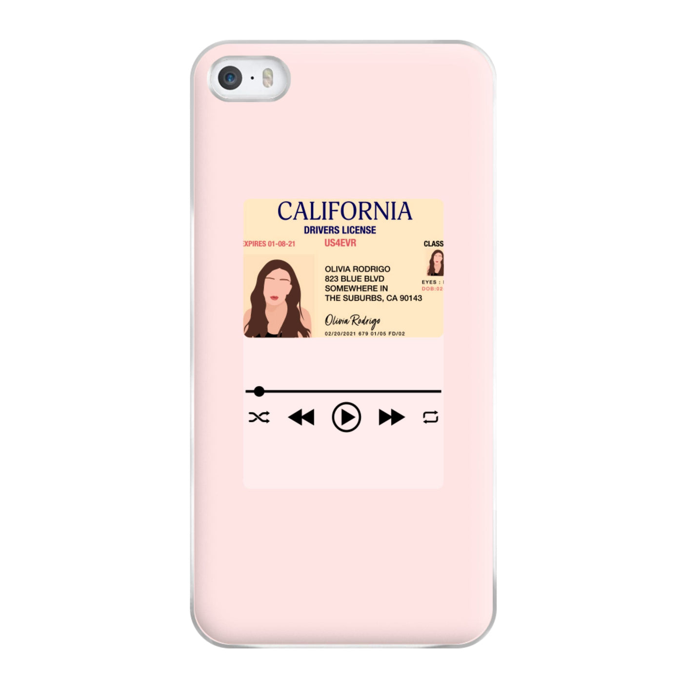 Drivers License - Olivia TikTok Phone Case