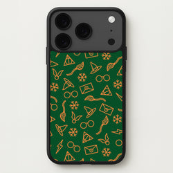 Christmas Wizard Icons Pattern iPhone 17 Pro Max Case