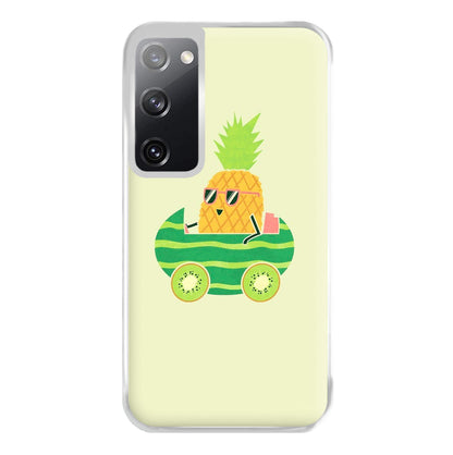 Summer Drive Pineapple Phone Case