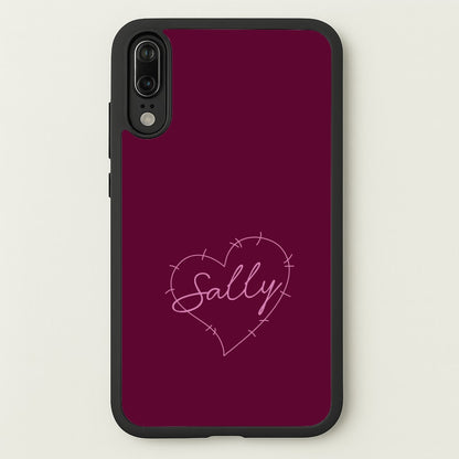 Stitched Heart Sally Huawei P20 Case