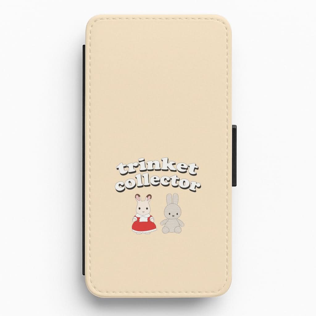 Trinket Collector Biege Flip / Wallet Phone Case