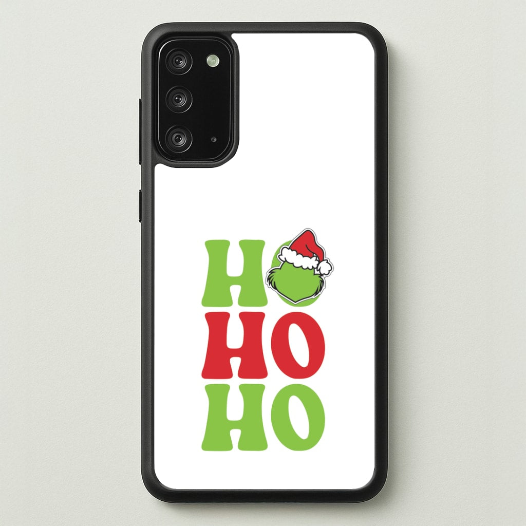 Green Ho Ho Ho Galaxy Note 20 Case