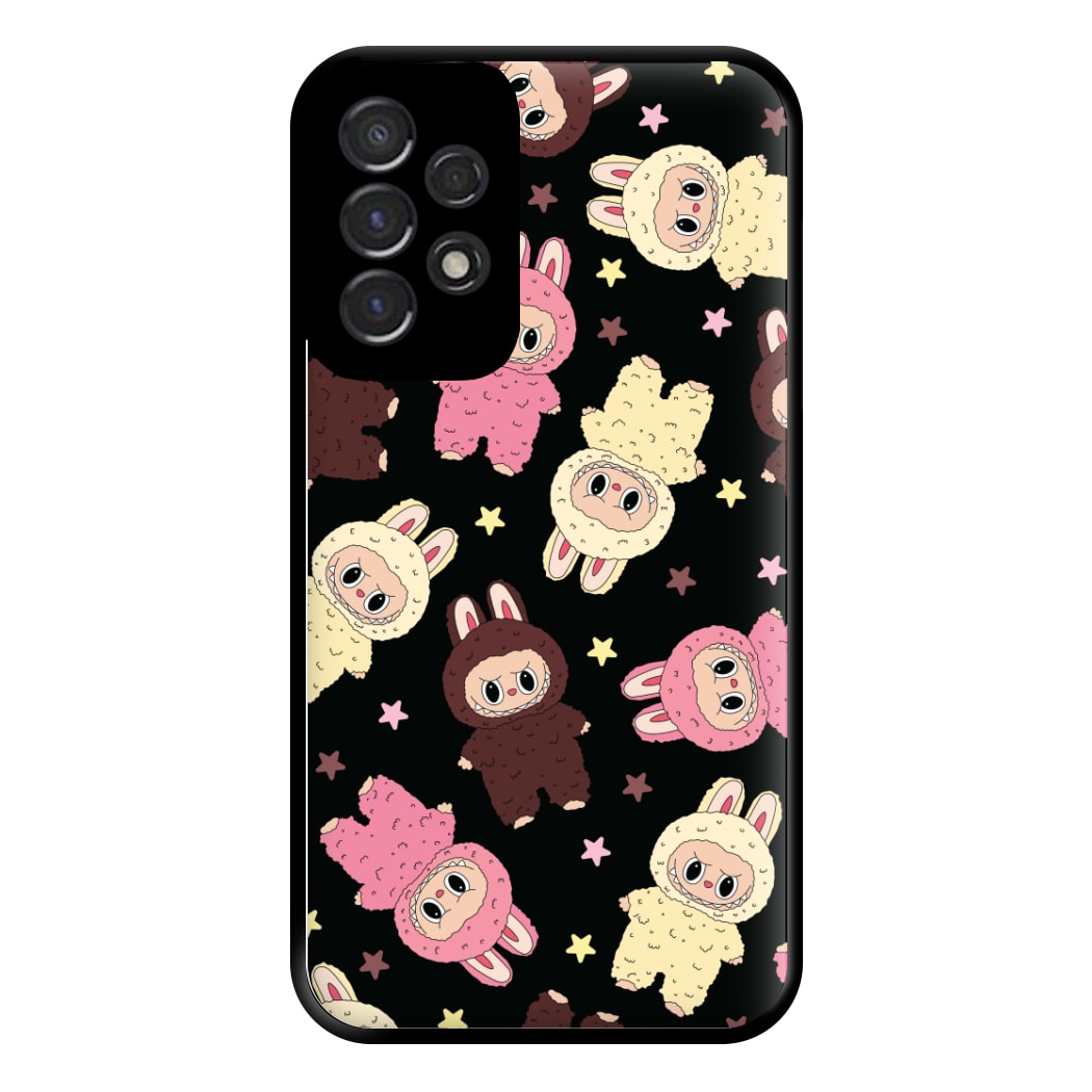 Cute Monsters And Stars Pattern Galaxy A53 Case