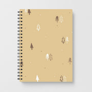 Minimal Christmas Trees Pattern Notebook 1