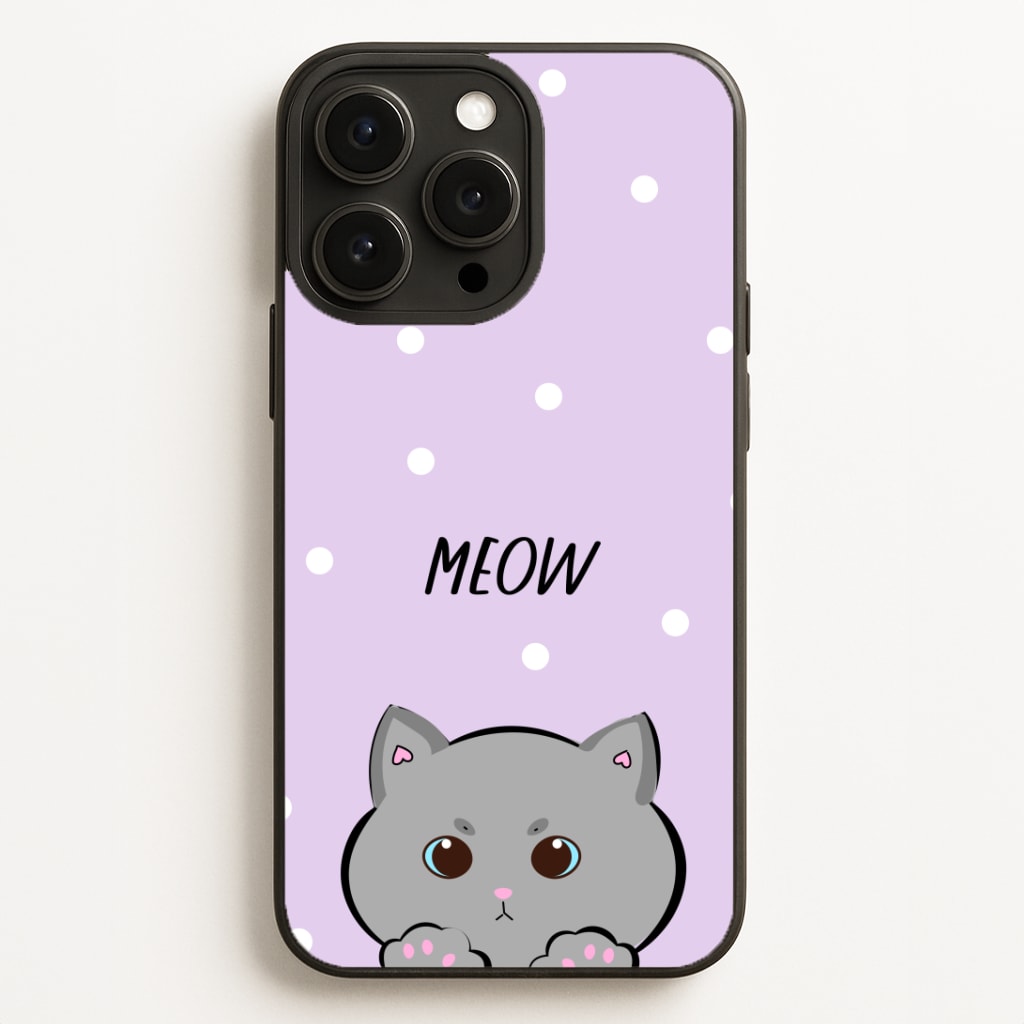 Grey Kitty - Cats Phone Case