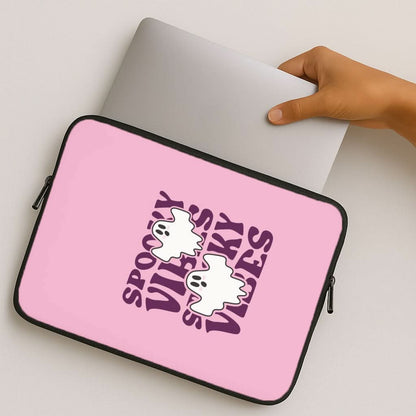 Spooky Vibes Pink MacBook Cover
