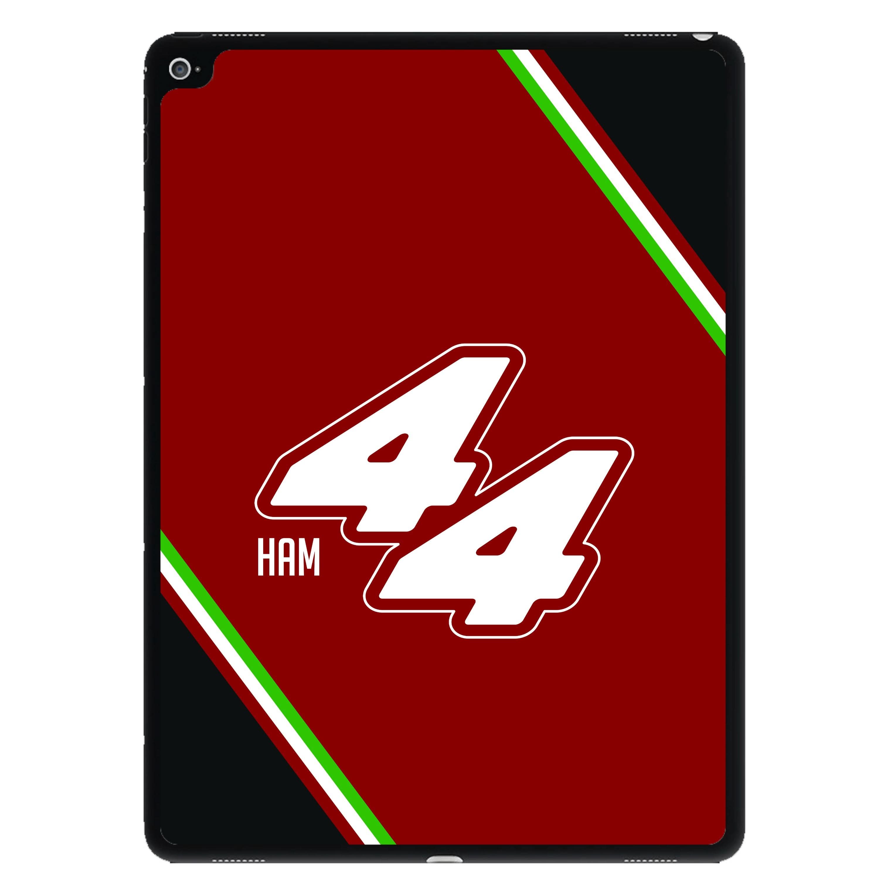 Dark Red Retro 44  iPad Case