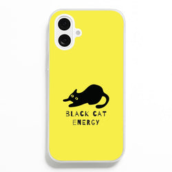 Black Cat Energy iPhone 16 Plus Case