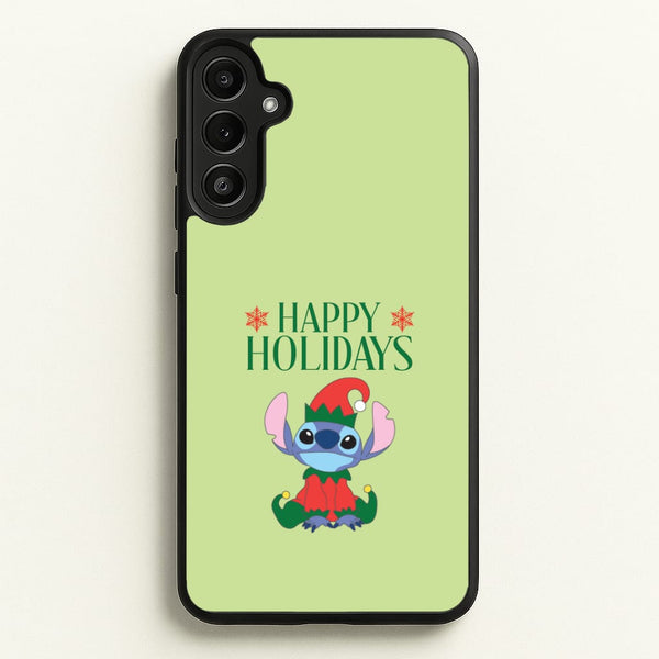 Cute Blue Alien Elf Galaxy A34 Case